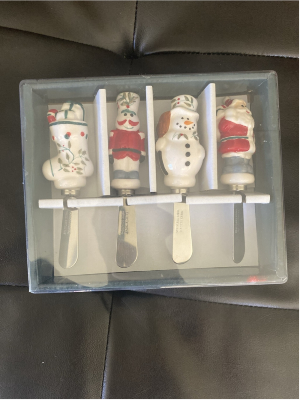 Pfaltzgraff Winterberry Spreader Set Christmas Holiday